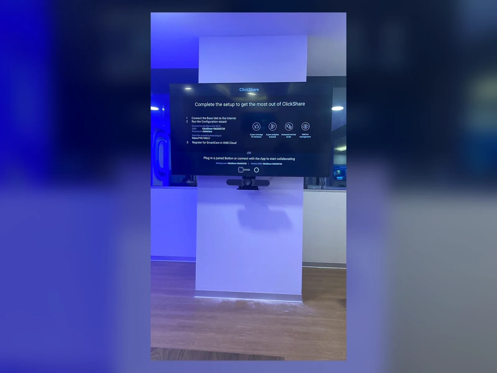 Proyecto real de videoconferencia inalámbrica con ClickShare